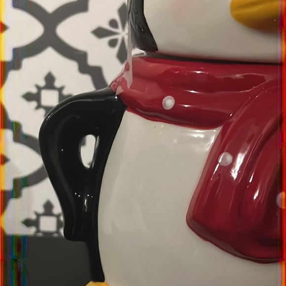 Christmas Penguin Cookie Jar - Picture 5 of 7